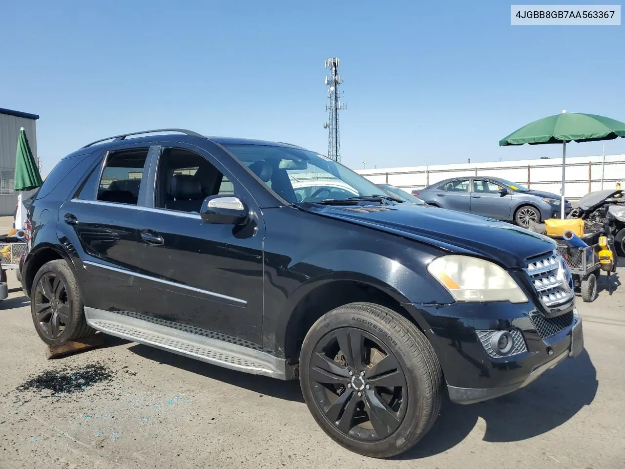 2010 Mercedes-Benz Ml 350 4Matic VIN: 4JGBB8GB7AA563367 Lot: 62546475