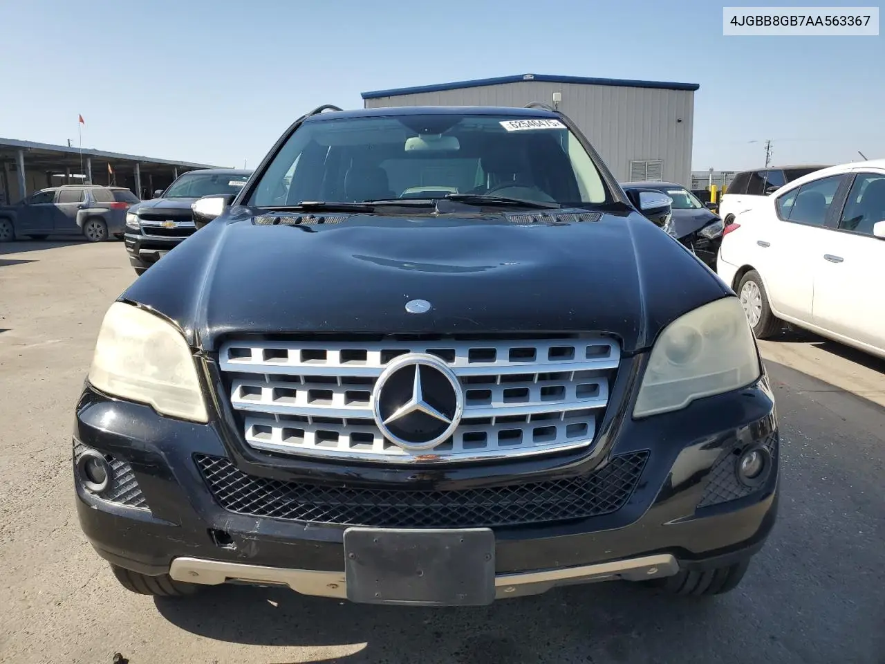 2010 Mercedes-Benz Ml 350 4Matic VIN: 4JGBB8GB7AA563367 Lot: 62546475