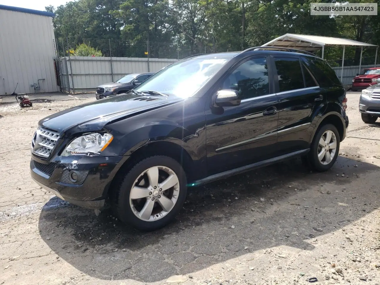 2010 Mercedes-Benz Ml 350 VIN: 4JGBB5GB1AA547423 Lot: 62597715