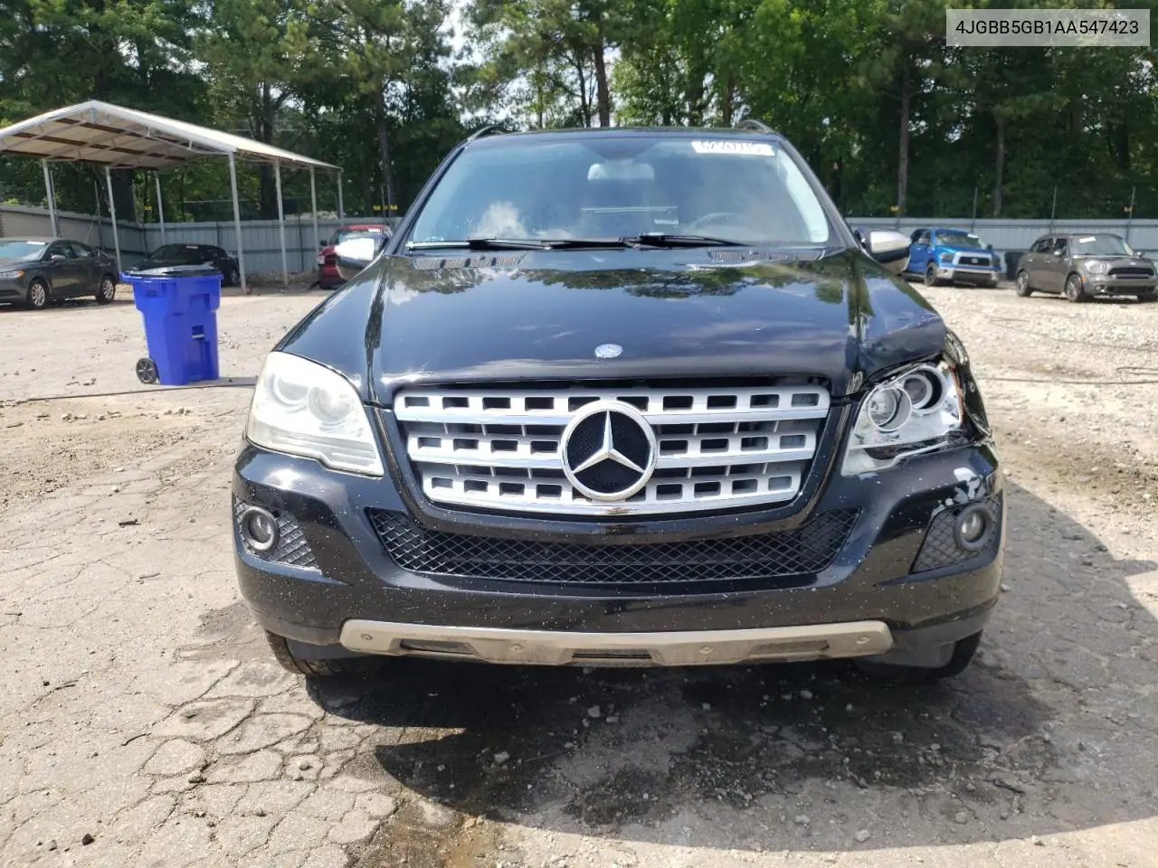 2010 Mercedes-Benz Ml 350 VIN: 4JGBB5GB1AA547423 Lot: 62597715
