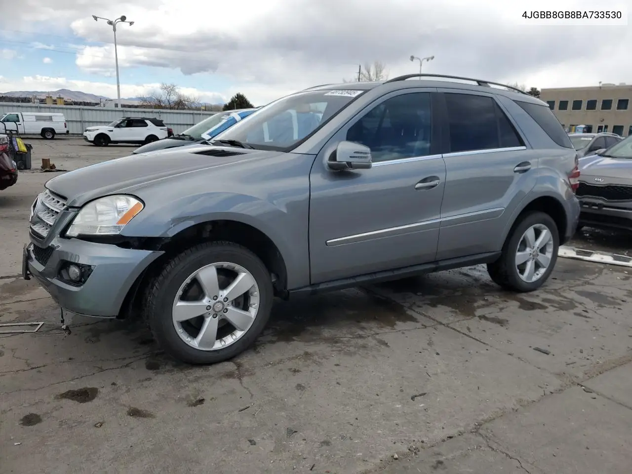 2011 Mercedes-Benz Ml 350 4Matic VIN: 4JGBB8GB8BA733530 Lot: 48732945