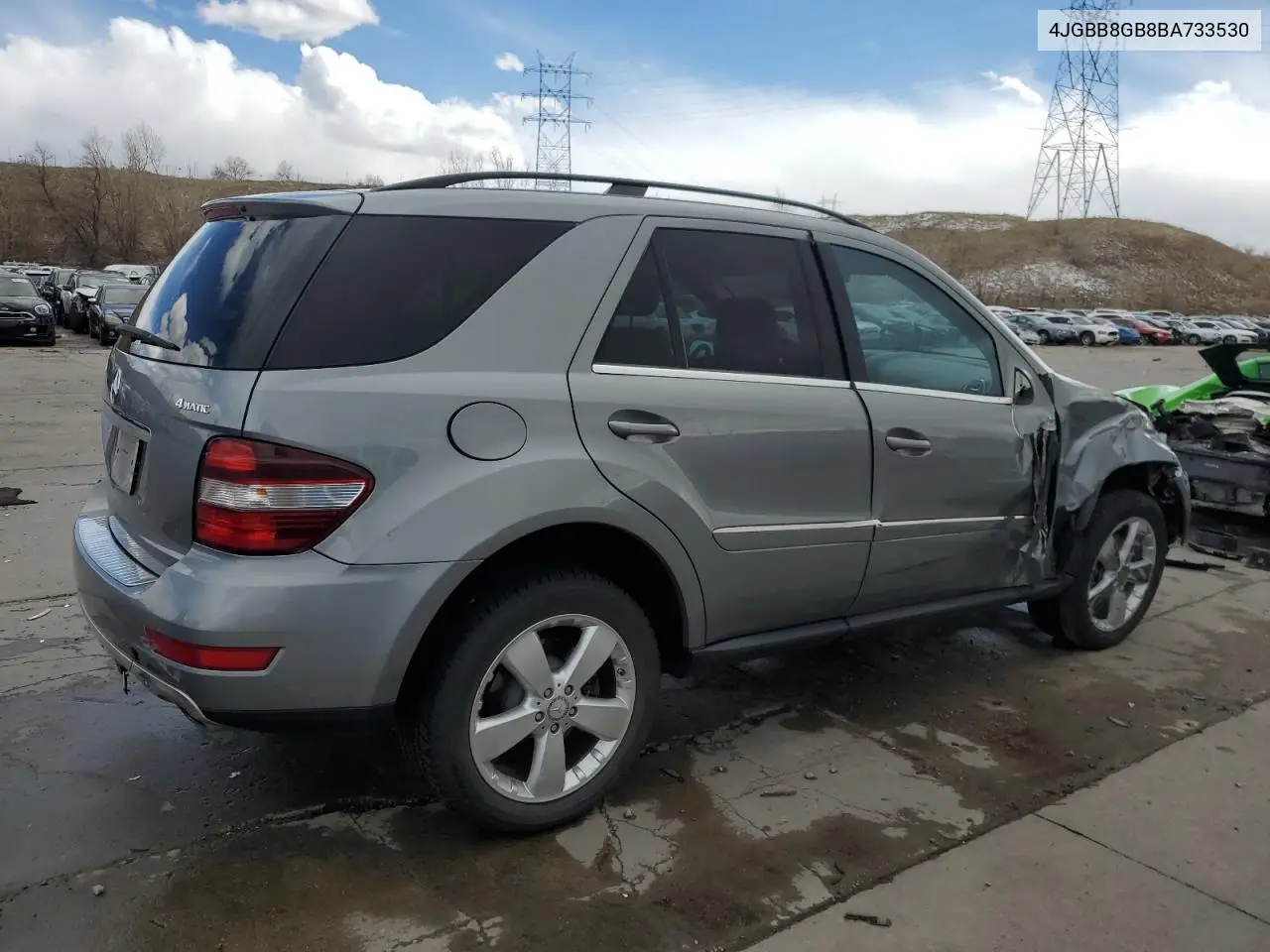 2011 Mercedes-Benz Ml 350 4Matic VIN: 4JGBB8GB8BA733530 Lot: 48732945
