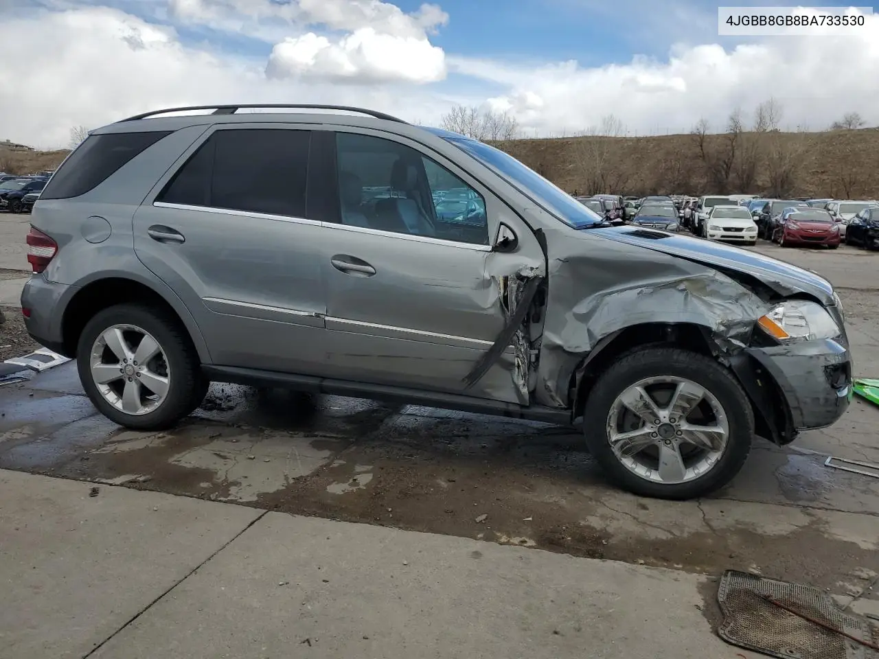 2011 Mercedes-Benz Ml 350 4Matic VIN: 4JGBB8GB8BA733530 Lot: 48732945