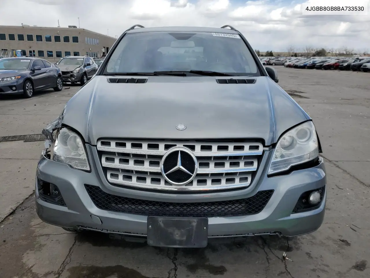 2011 Mercedes-Benz Ml 350 4Matic VIN: 4JGBB8GB8BA733530 Lot: 48732945