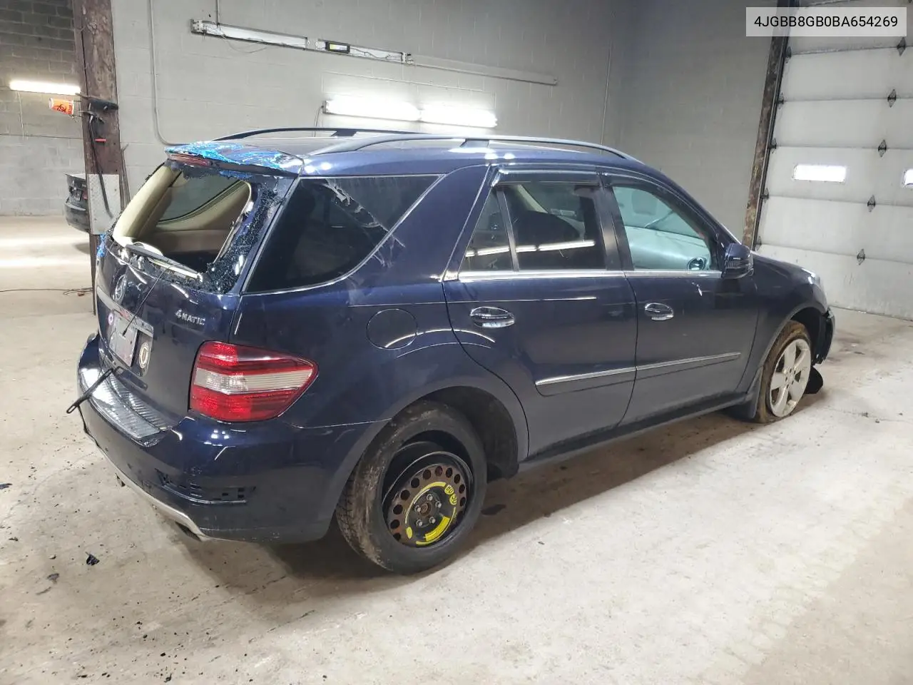2011 Mercedes-Benz Ml 350 4Matic VIN: 4JGBB8GB0BA654269 Lot: 50195325