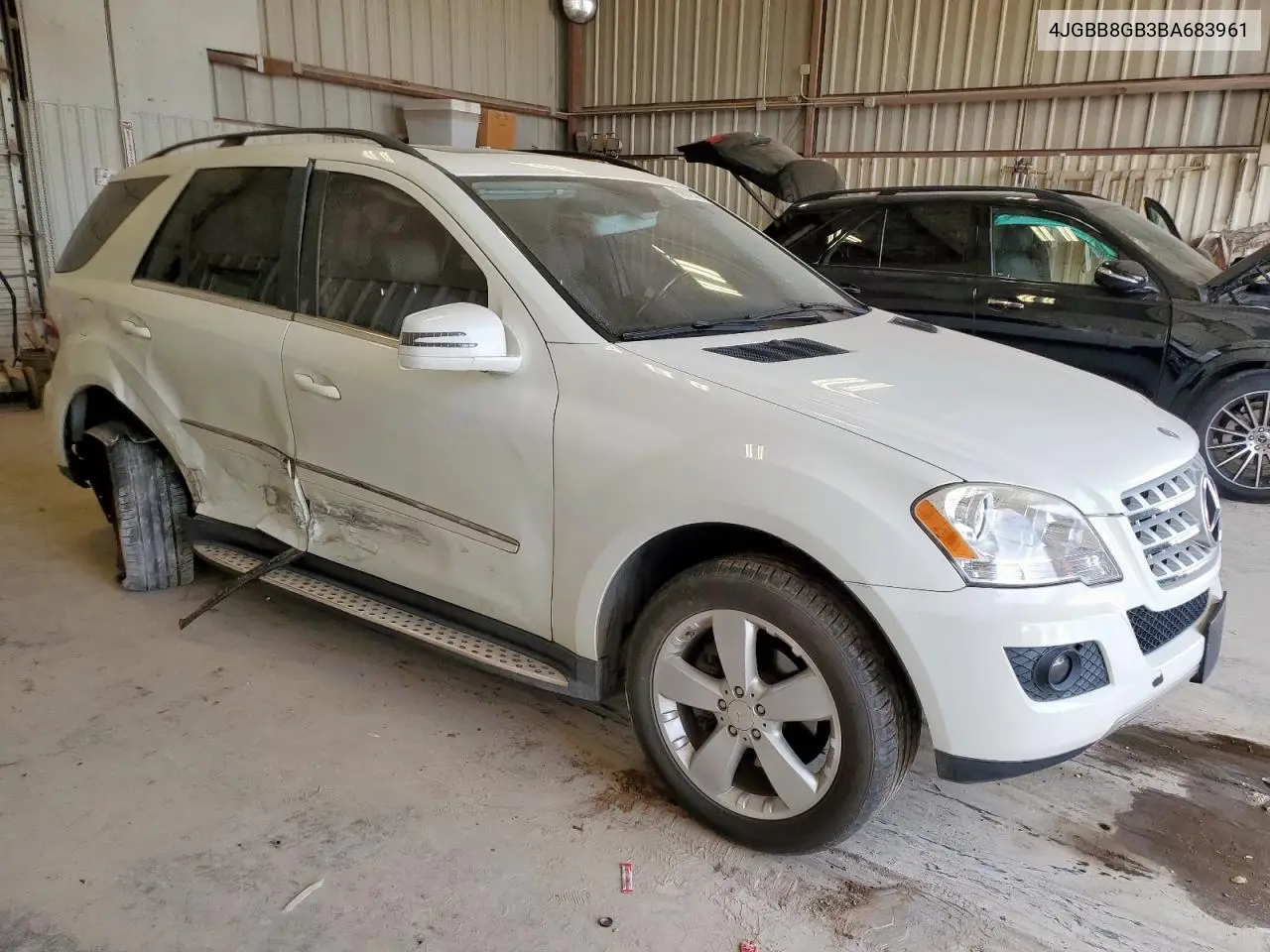 2011 Mercedes-Benz Ml 350 4Matic VIN: 4JGBB8GB3BA683961 Lot: 56972675