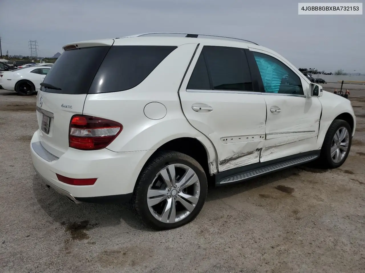 2011 Mercedes-Benz Ml 350 4Matic VIN: 4JGBB8GBXBA732153 Lot: 58837545