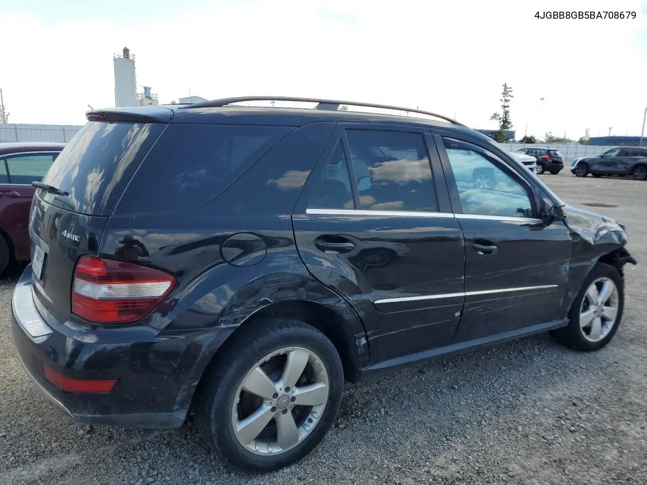 2011 Mercedes-Benz Ml 350 4Matic VIN: 4JGBB8GB5BA708679 Lot: 63273515