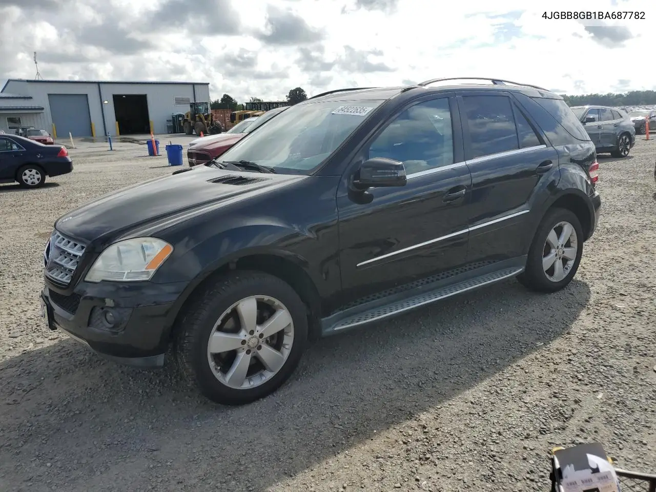 2011 Mercedes-Benz Ml 350 4Matic VIN: 4JGBB8GB1BA687782 Lot: 64522635