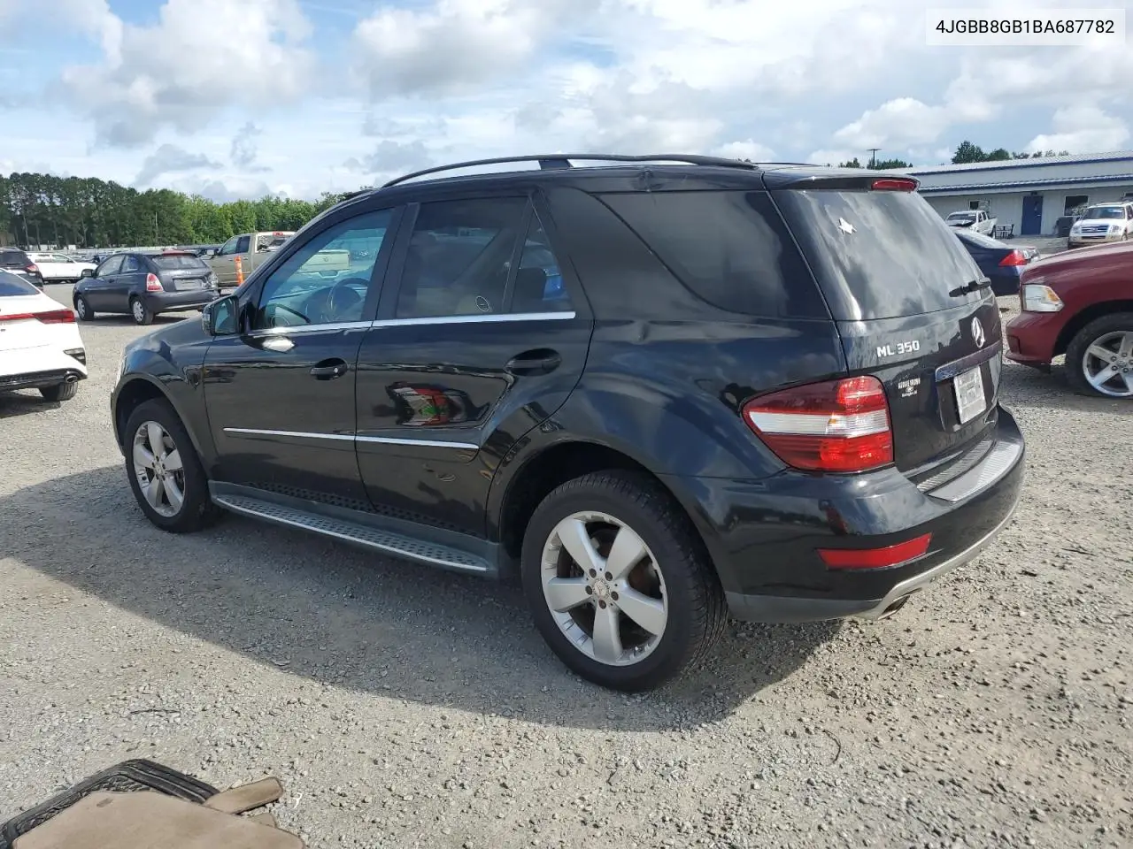 2011 Mercedes-Benz Ml 350 4Matic VIN: 4JGBB8GB1BA687782 Lot: 64522635