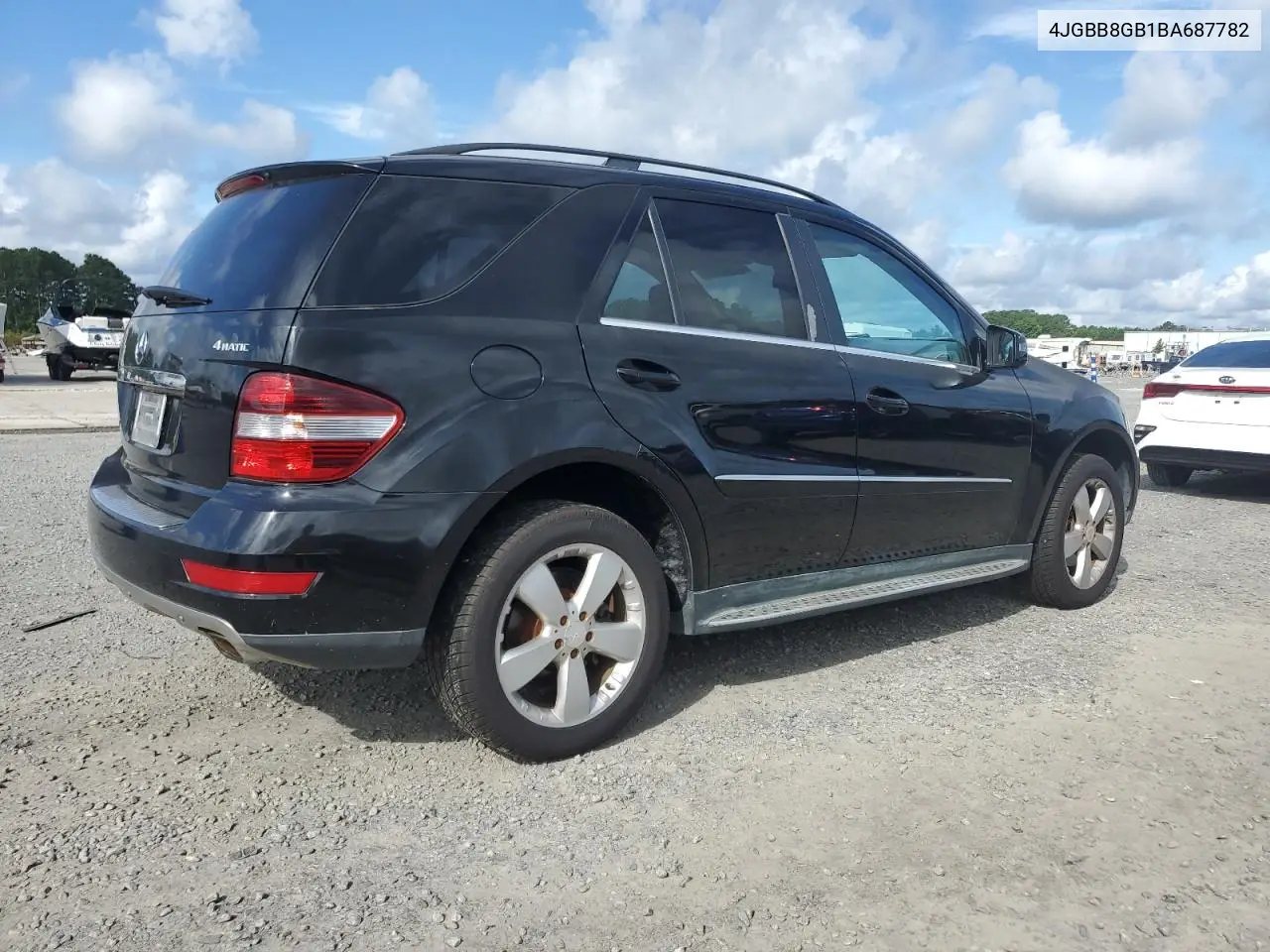 2011 Mercedes-Benz Ml 350 4Matic VIN: 4JGBB8GB1BA687782 Lot: 64522635