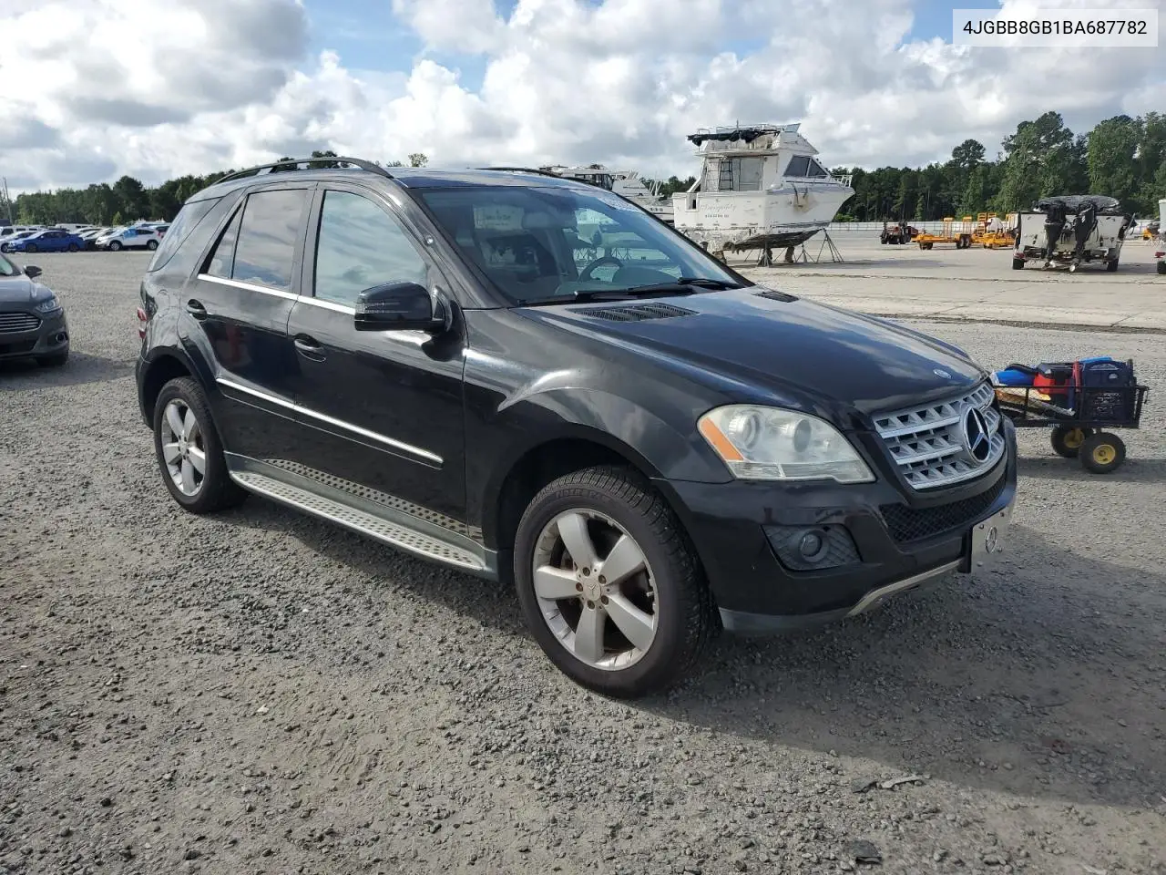 2011 Mercedes-Benz Ml 350 4Matic VIN: 4JGBB8GB1BA687782 Lot: 64522635