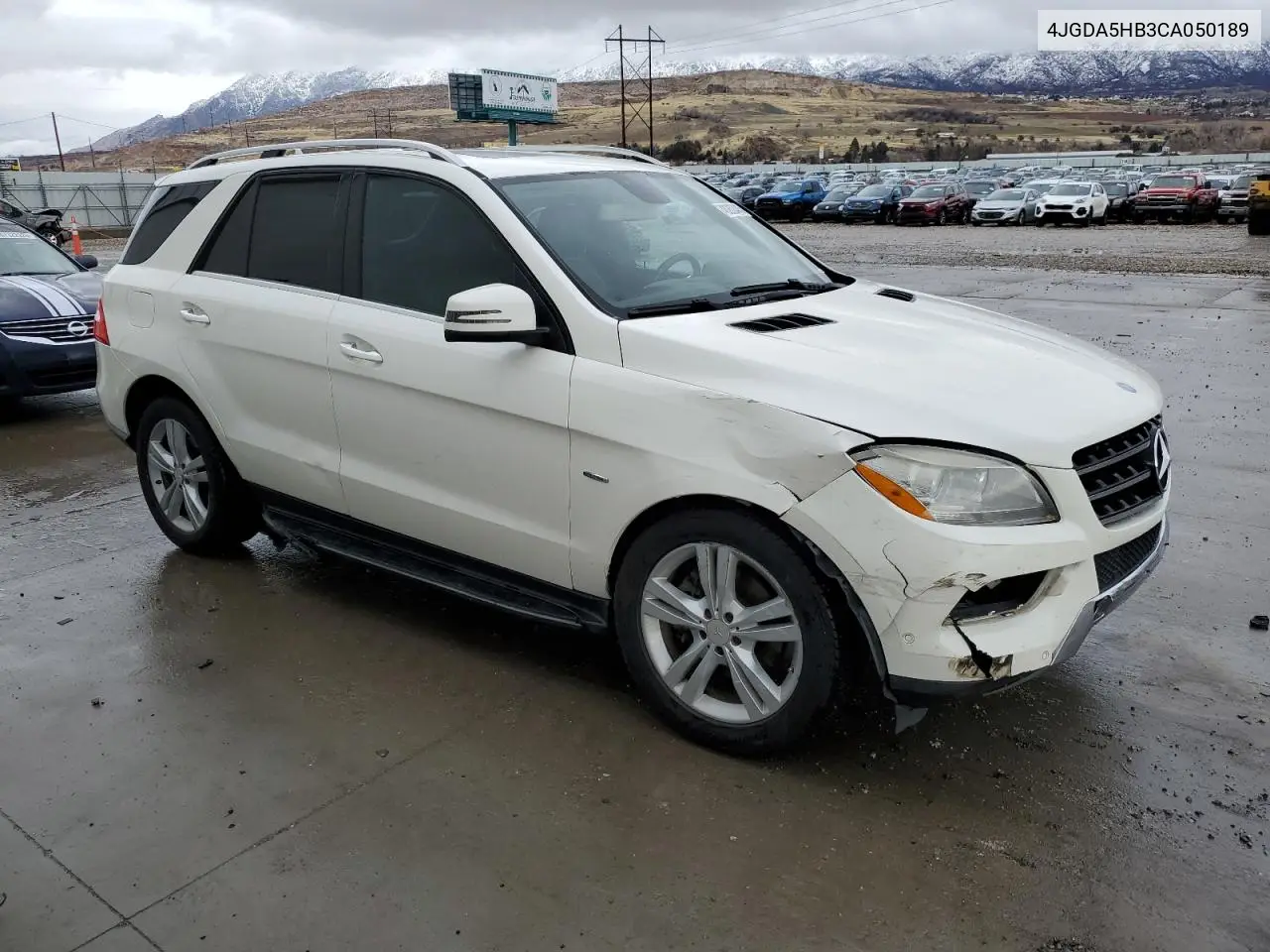 2012 Mercedes-Benz Ml 350 4Matic VIN: 4JGDA5HB3CA050189 Lot: 48262445