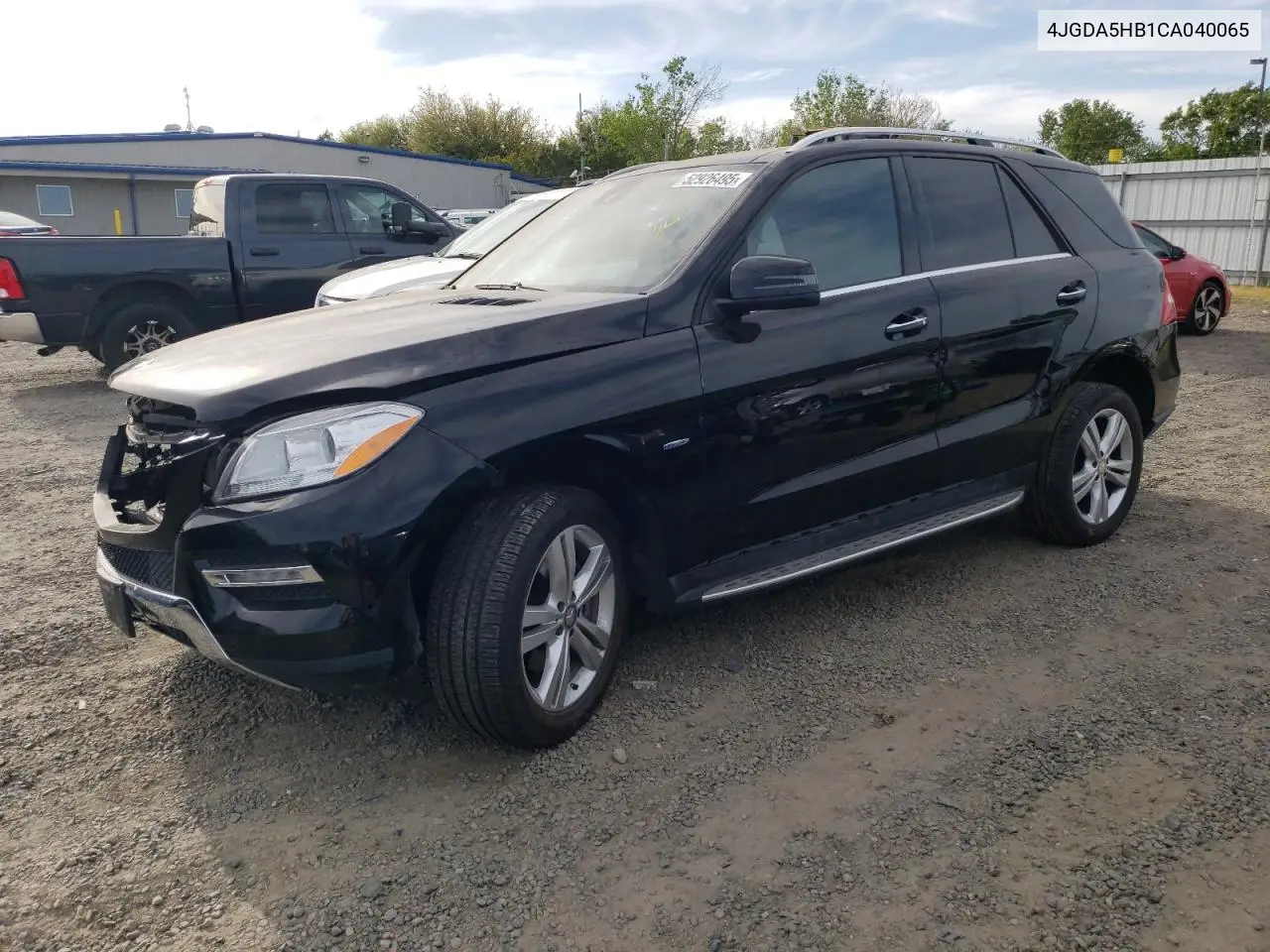 2012 Mercedes-Benz Ml 350 4Matic VIN: 4JGDA5HB1CA040065 Lot: 52926495