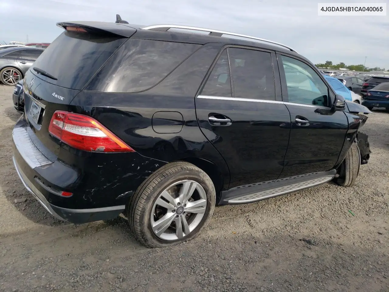 2012 Mercedes-Benz Ml 350 4Matic VIN: 4JGDA5HB1CA040065 Lot: 52926495