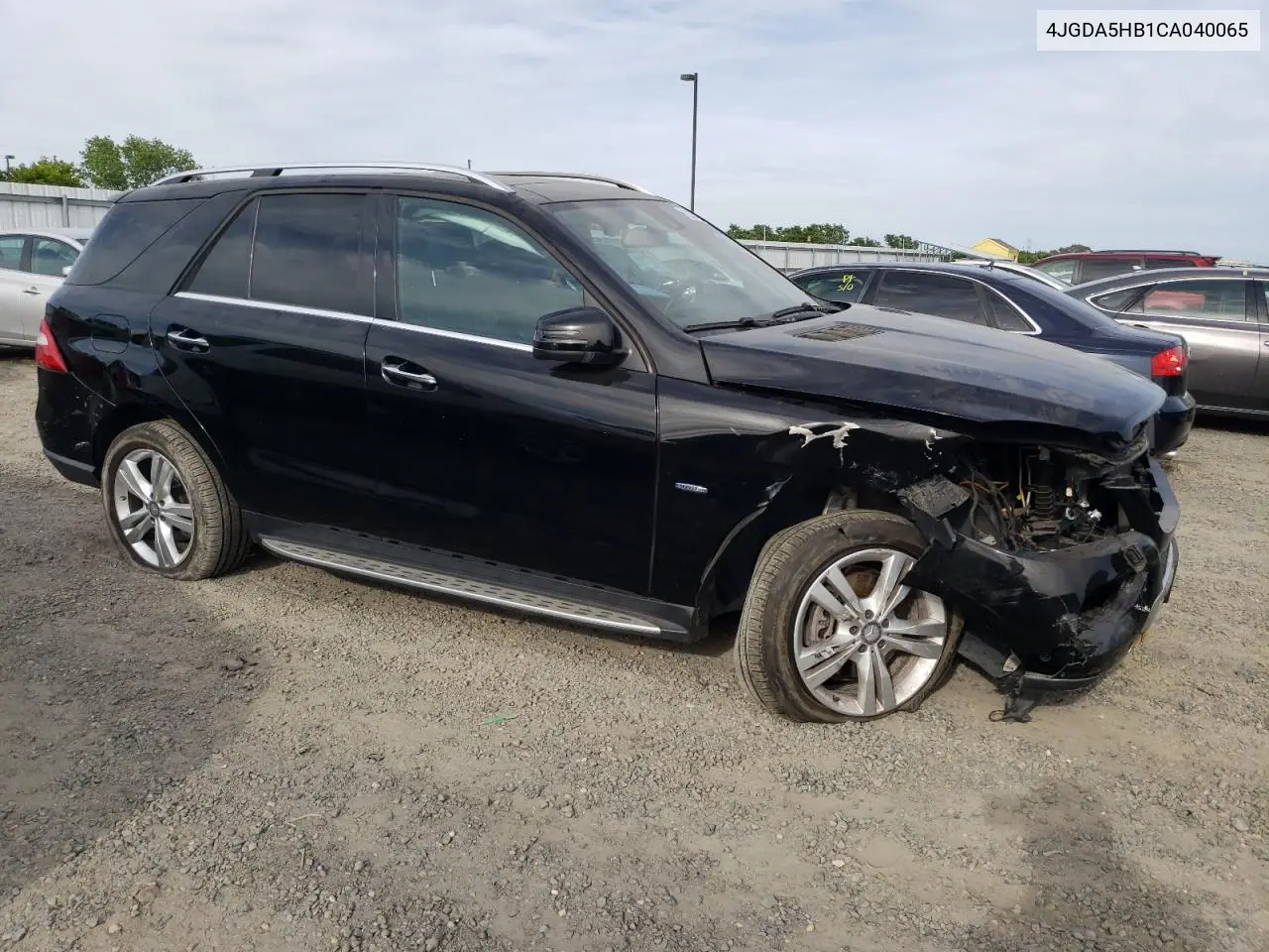 2012 Mercedes-Benz Ml 350 4Matic VIN: 4JGDA5HB1CA040065 Lot: 52926495
