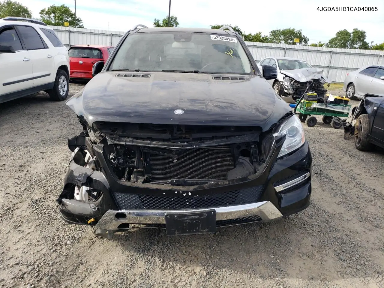 2012 Mercedes-Benz Ml 350 4Matic VIN: 4JGDA5HB1CA040065 Lot: 52926495