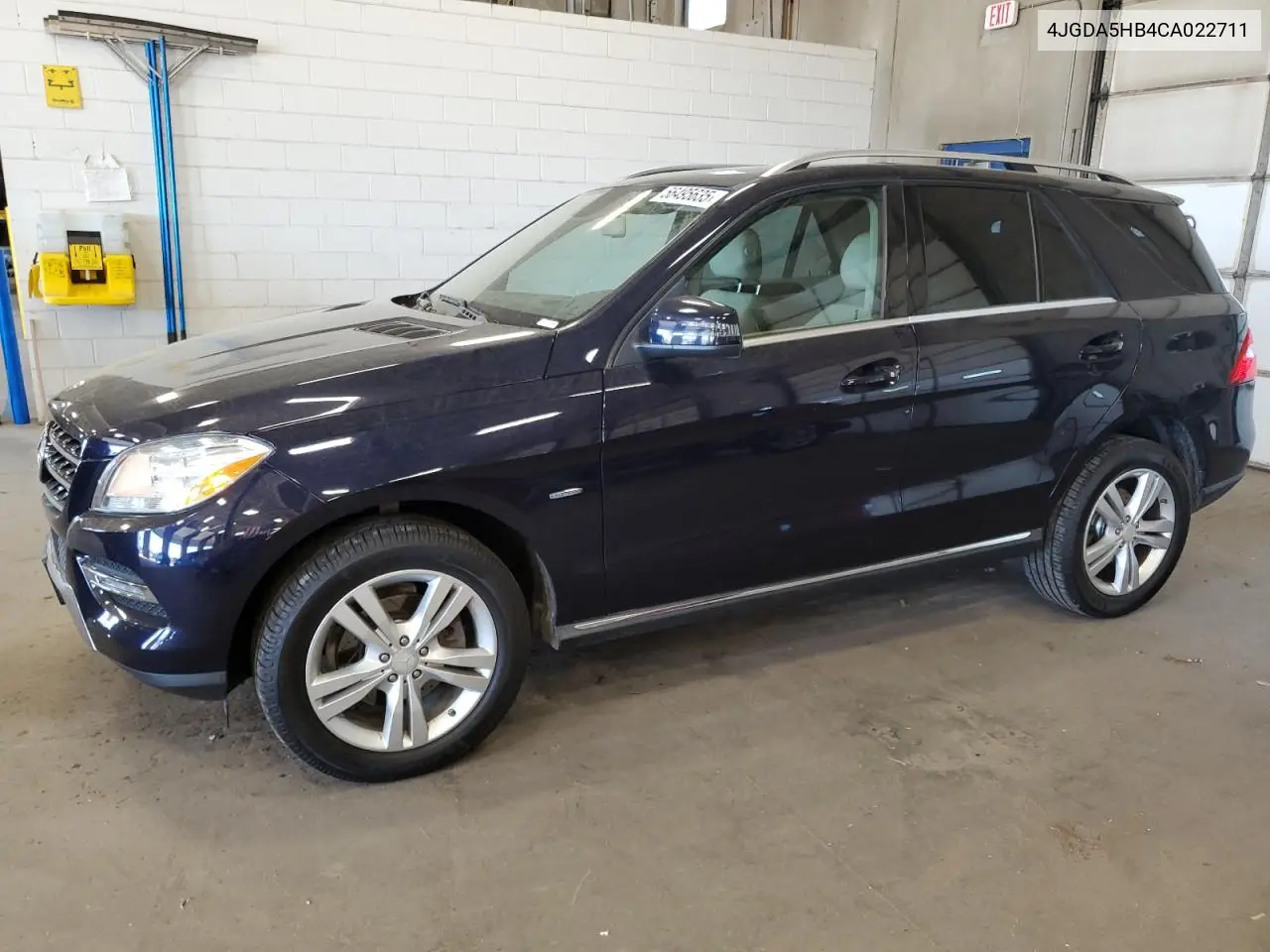 2012 Mercedes-Benz Ml 350 4Matic VIN: 4JGDA5HB4CA022711 Lot: 56495635