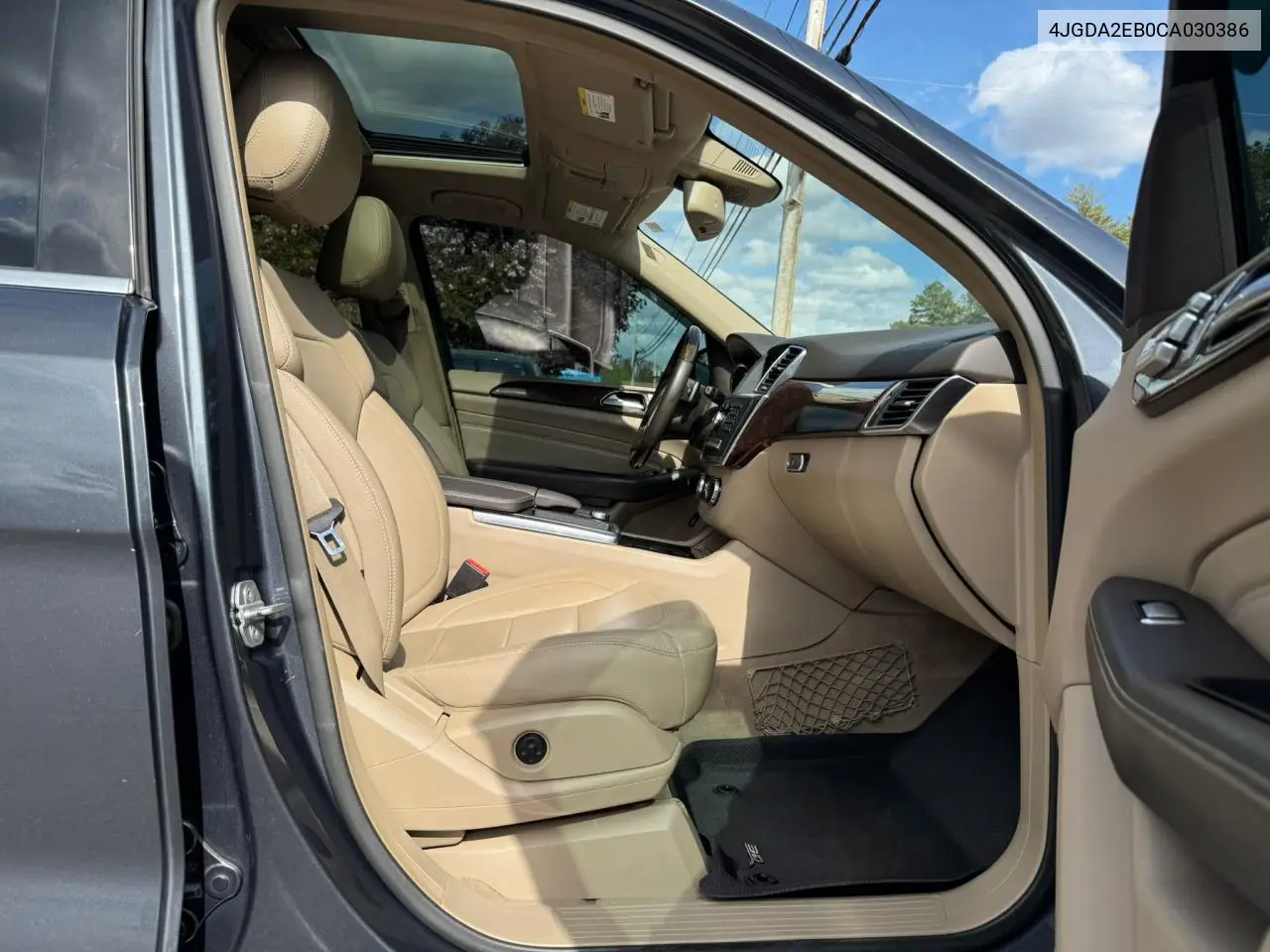 2012 Mercedes-Benz Ml 350 Bluetec VIN: 4JGDA2EB0CA030386 Lot: 56890935