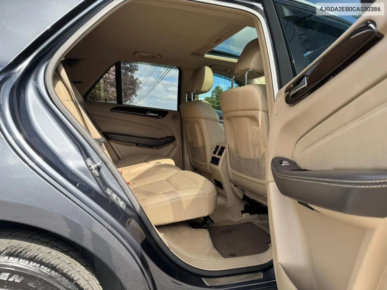 2012 Mercedes-Benz Ml 350 Bluetec VIN: 4JGDA2EB0CA030386 Lot: 56890935