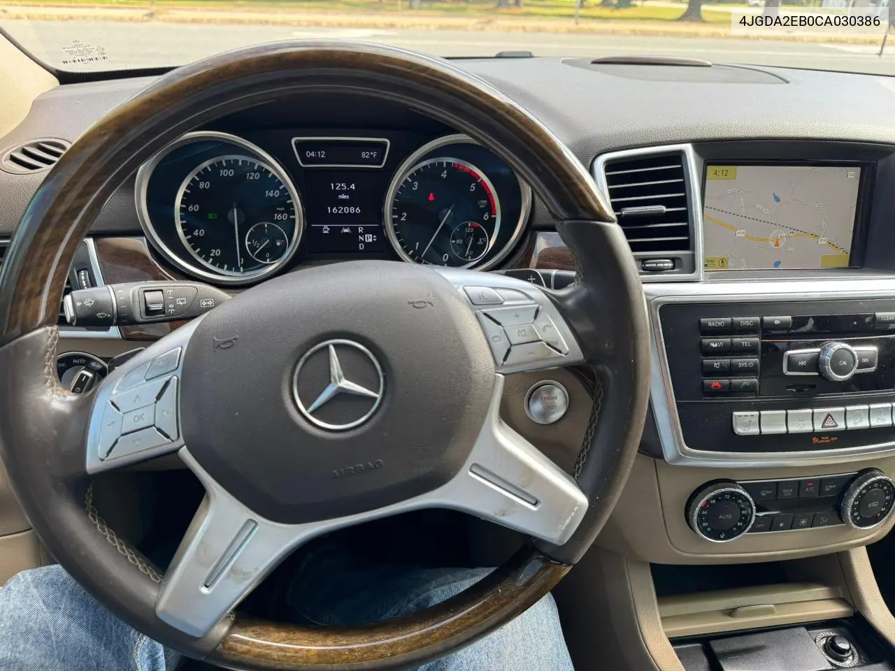 2012 Mercedes-Benz Ml 350 Bluetec VIN: 4JGDA2EB0CA030386 Lot: 56890935