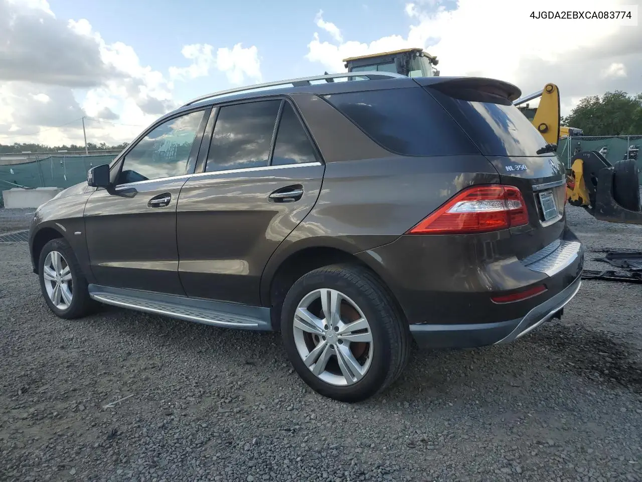 2012 Mercedes-Benz Ml 350 Bluetec VIN: 4JGDA2EBXCA083774 Lot: 57071375