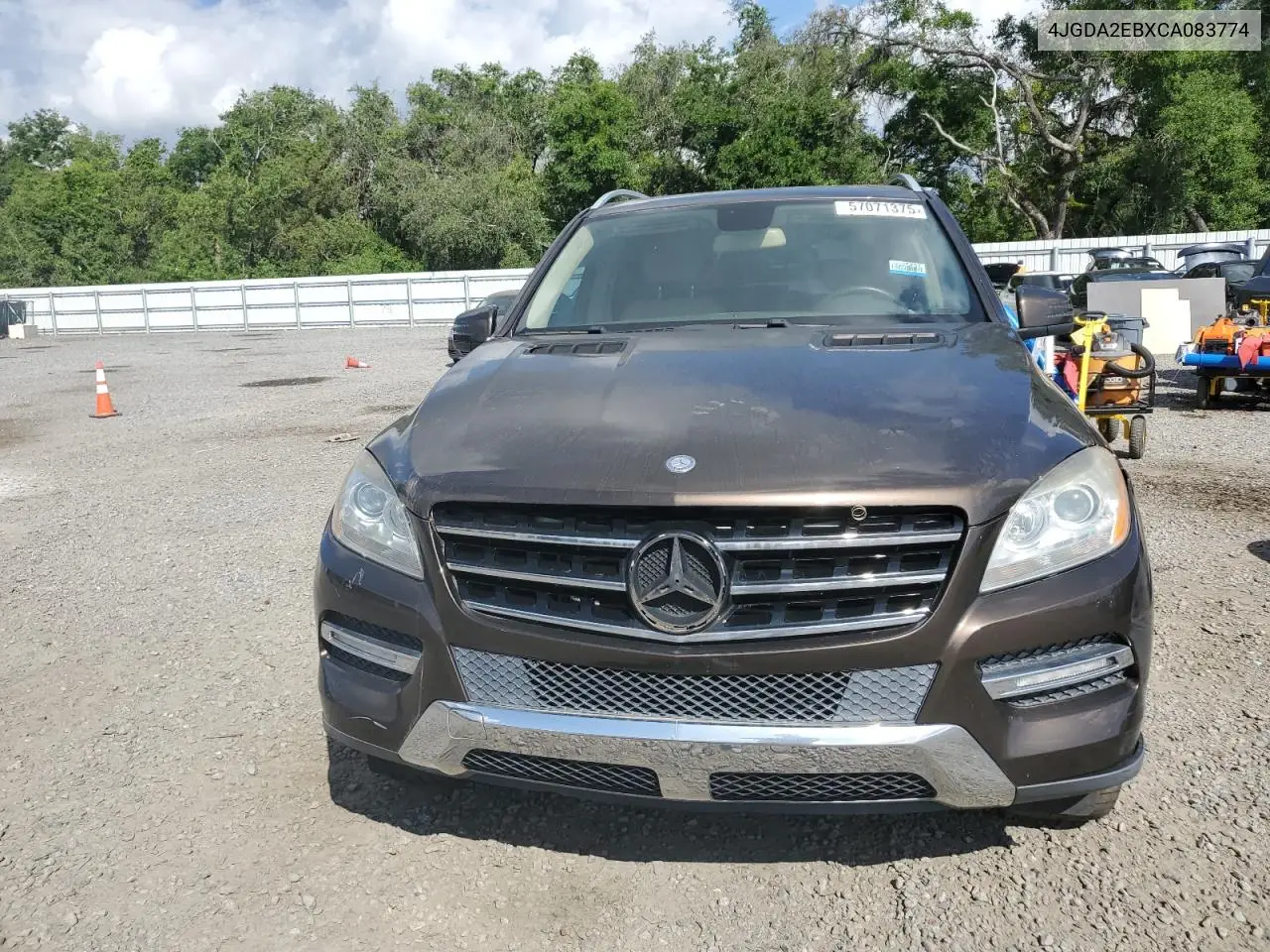 2012 Mercedes-Benz Ml 350 Bluetec VIN: 4JGDA2EBXCA083774 Lot: 57071375