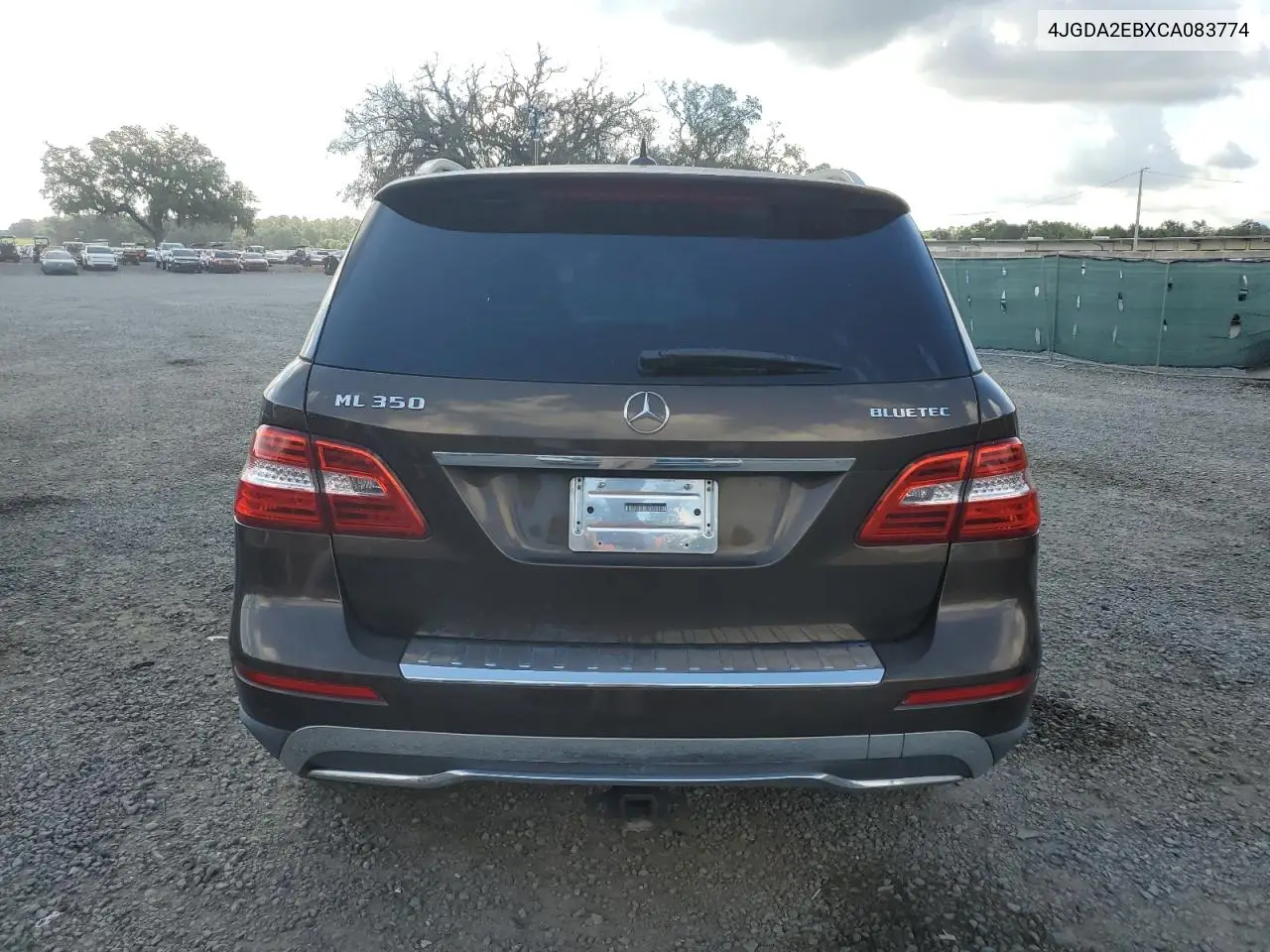 2012 Mercedes-Benz Ml 350 Bluetec VIN: 4JGDA2EBXCA083774 Lot: 57071375