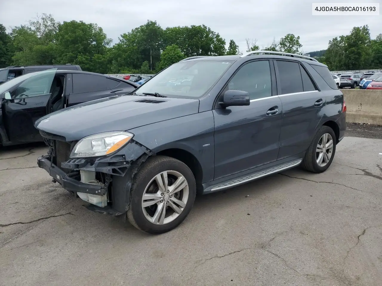 2012 Mercedes-Benz Ml 350 4Matic VIN: 4JGDA5HB0CA016193 Lot: 61648455