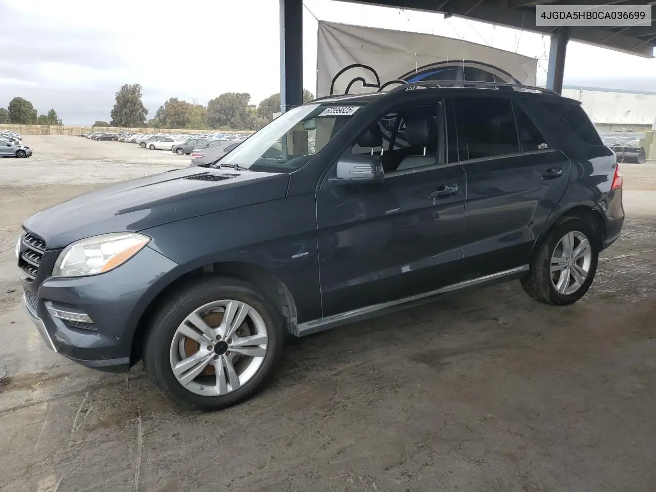 2012 Mercedes-Benz Ml 350 4Matic VIN: 4JGDA5HB0CA036699 Lot: 62399825