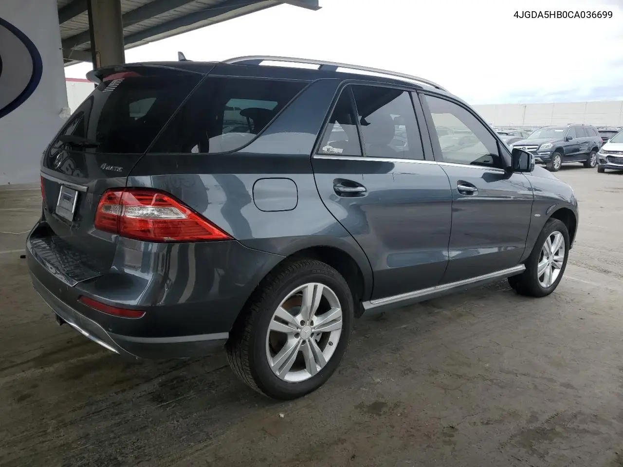 2012 Mercedes-Benz Ml 350 4Matic VIN: 4JGDA5HB0CA036699 Lot: 62399825