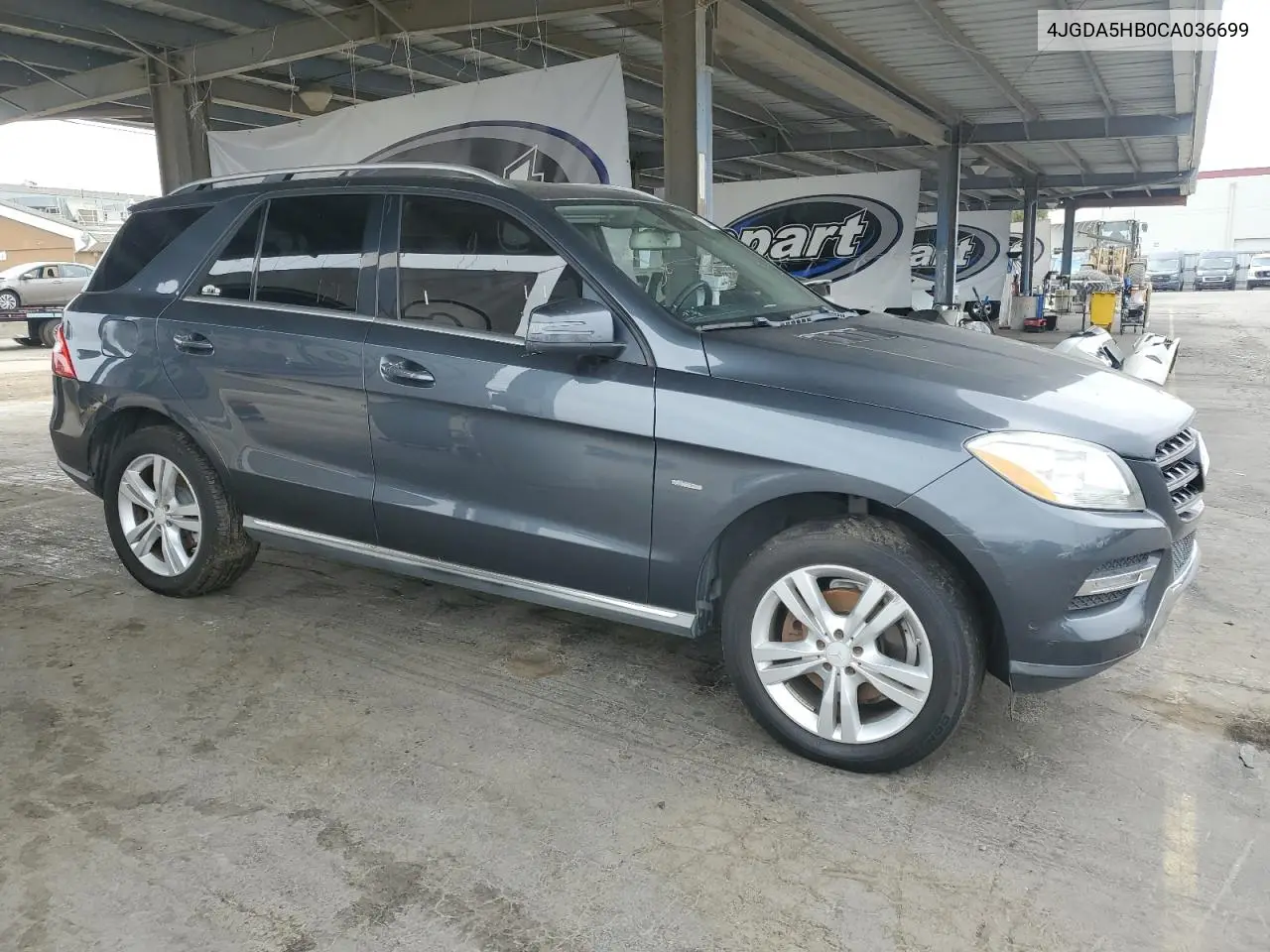 2012 Mercedes-Benz Ml 350 4Matic VIN: 4JGDA5HB0CA036699 Lot: 62399825