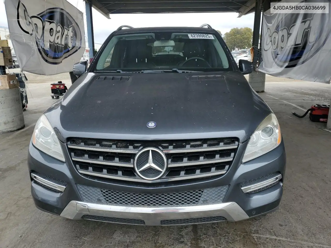 2012 Mercedes-Benz Ml 350 4Matic VIN: 4JGDA5HB0CA036699 Lot: 62399825