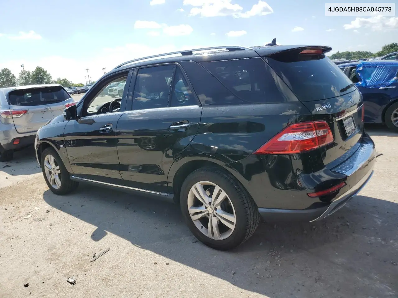 2012 Mercedes-Benz Ml 350 4Matic VIN: 4JGDA5HB8CA045778 Lot: 63254085