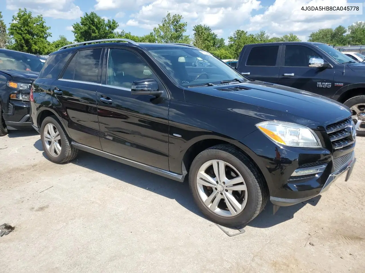 2012 Mercedes-Benz Ml 350 4Matic VIN: 4JGDA5HB8CA045778 Lot: 63254085