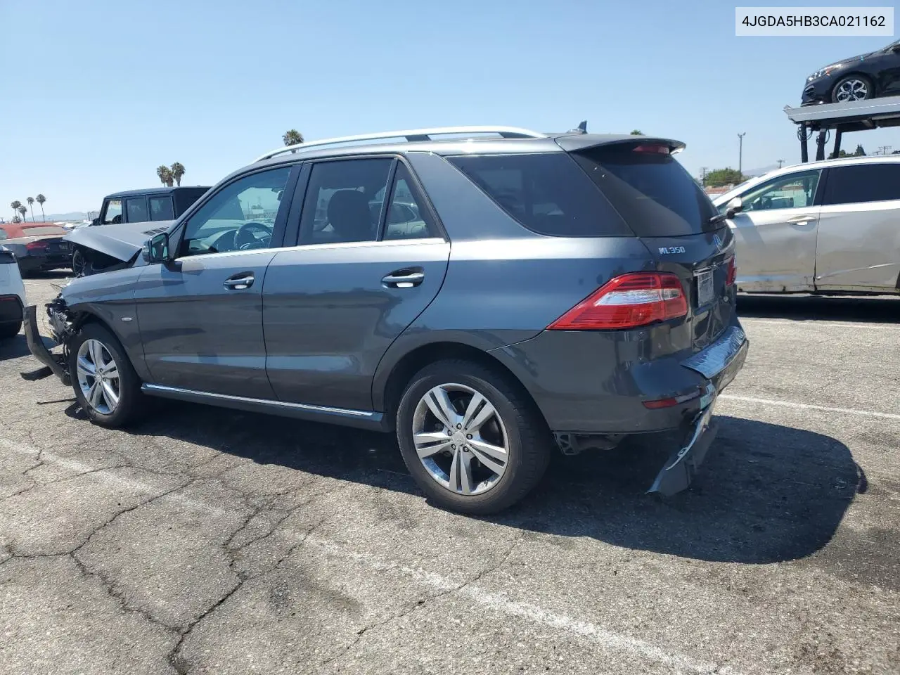 2012 Mercedes-Benz Ml 350 4Matic VIN: 4JGDA5HB3CA021162 Lot: 63347105