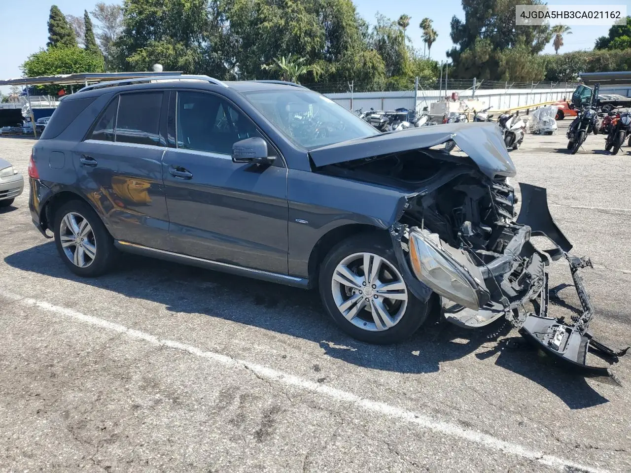 2012 Mercedes-Benz Ml 350 4Matic VIN: 4JGDA5HB3CA021162 Lot: 63347105
