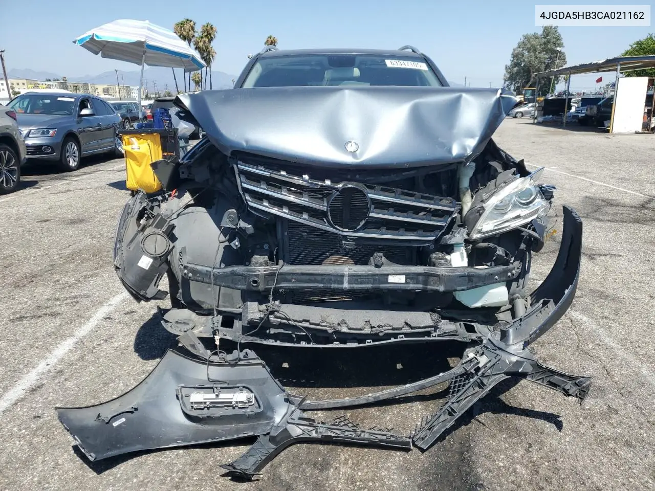 2012 Mercedes-Benz Ml 350 4Matic VIN: 4JGDA5HB3CA021162 Lot: 63347105