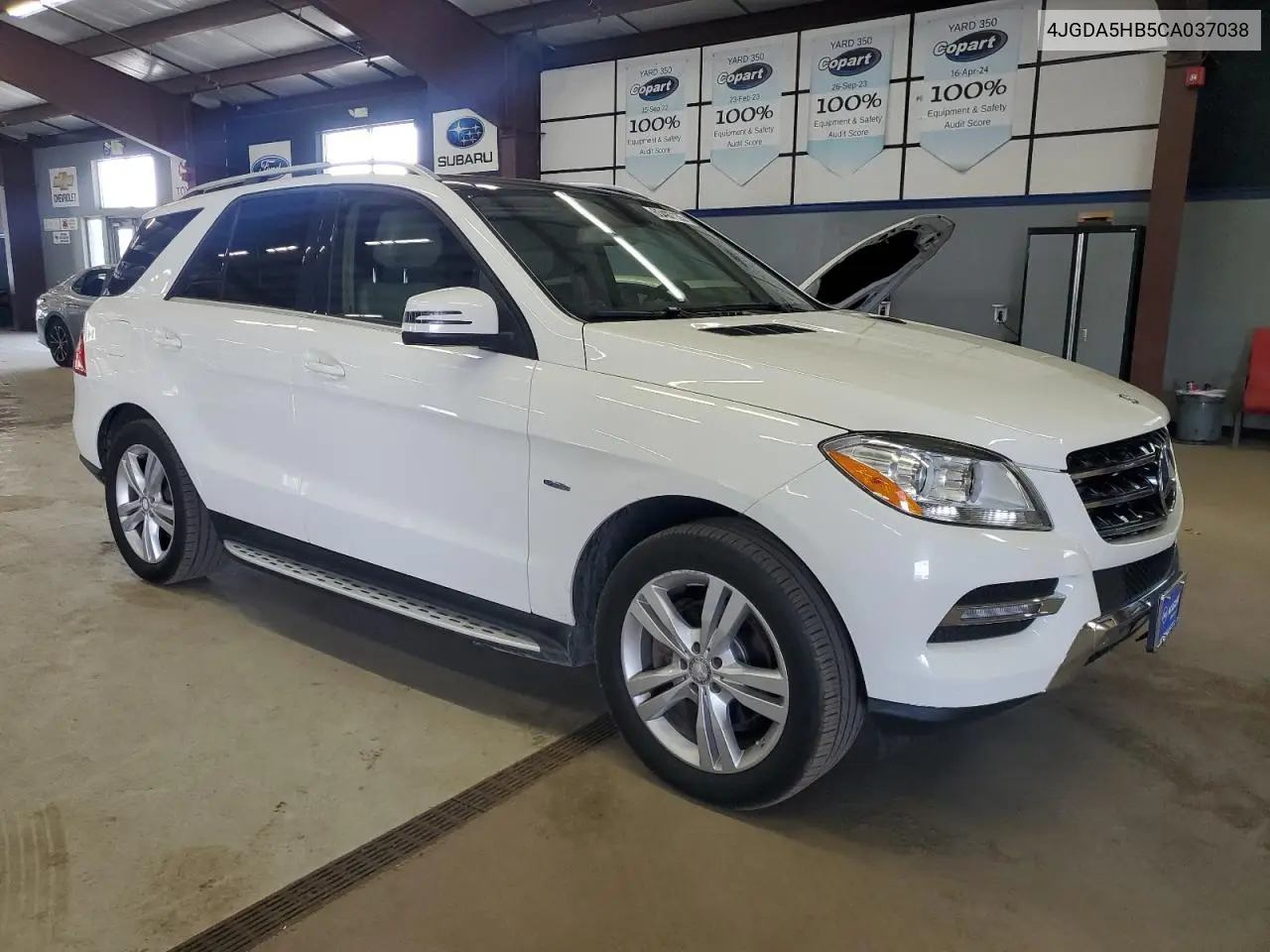 2012 Mercedes-Benz Ml 350 4Matic VIN: 4JGDA5HB5CA037038 Lot: 63497135