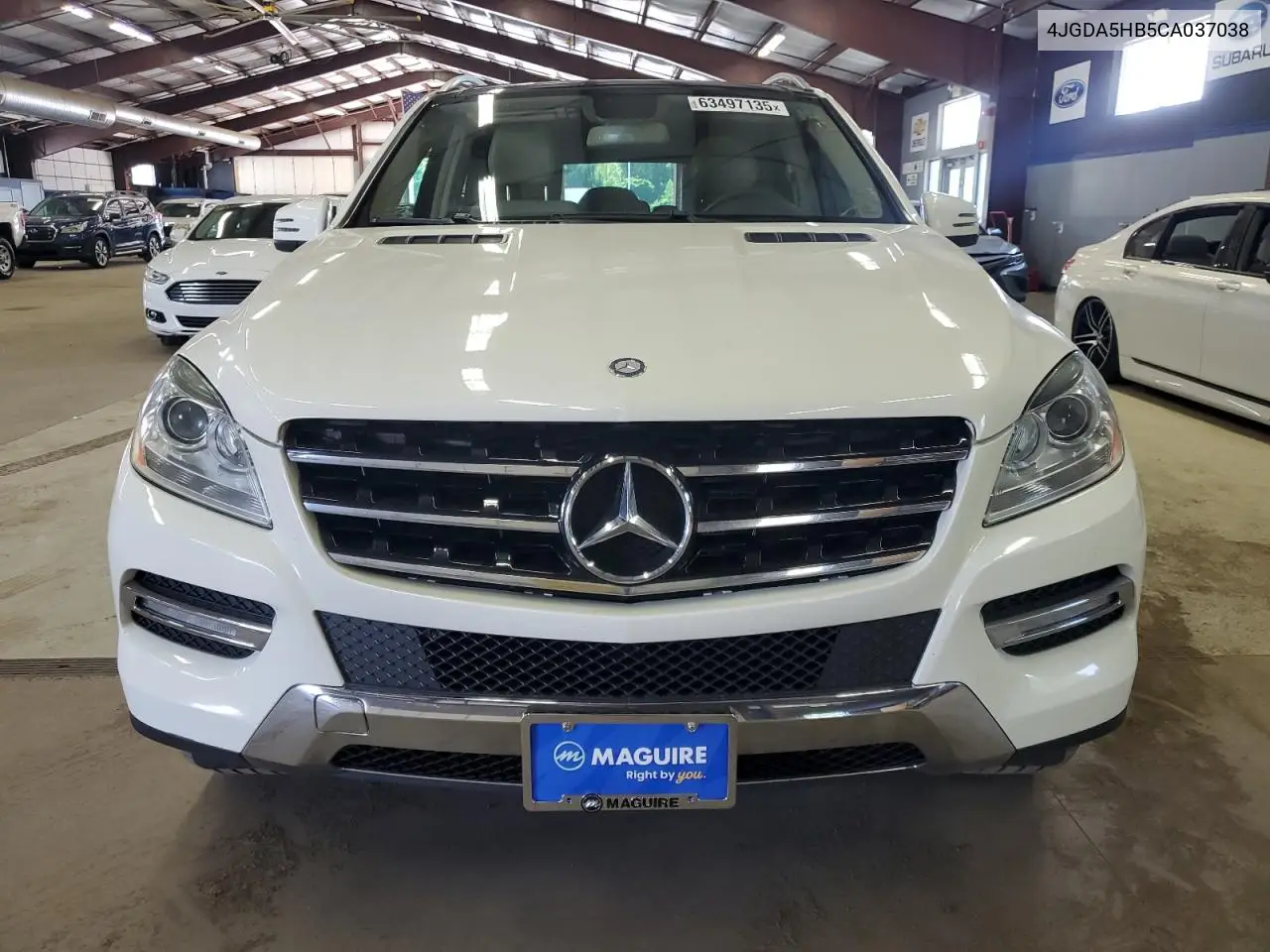 2012 Mercedes-Benz Ml 350 4Matic VIN: 4JGDA5HB5CA037038 Lot: 63497135