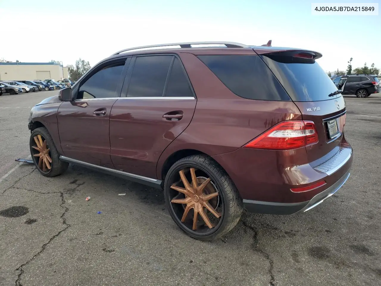 2013 Mercedes-Benz Ml 350 VIN: 4JGDA5JB7DA215849 Lot: 42850805