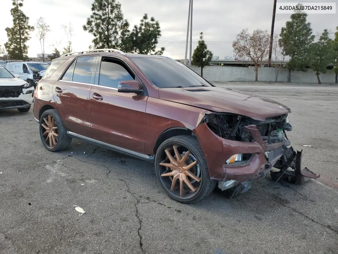 2013 Mercedes-Benz Ml 350 VIN: 4JGDA5JB7DA215849 Lot: 42850805