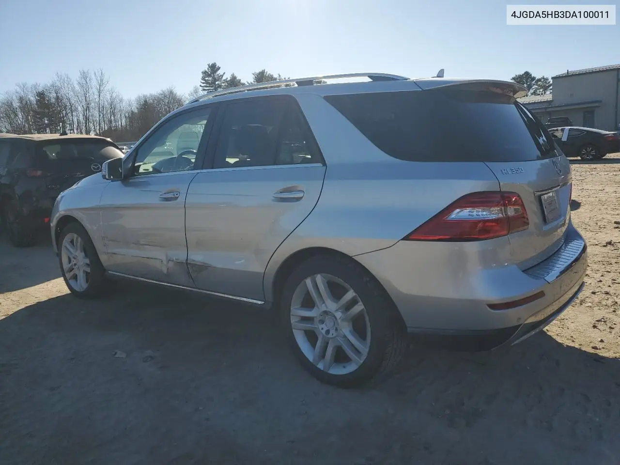 2013 Mercedes-Benz Ml 350 4Matic VIN: 4JGDA5HB3DA100011 Lot: 43263185