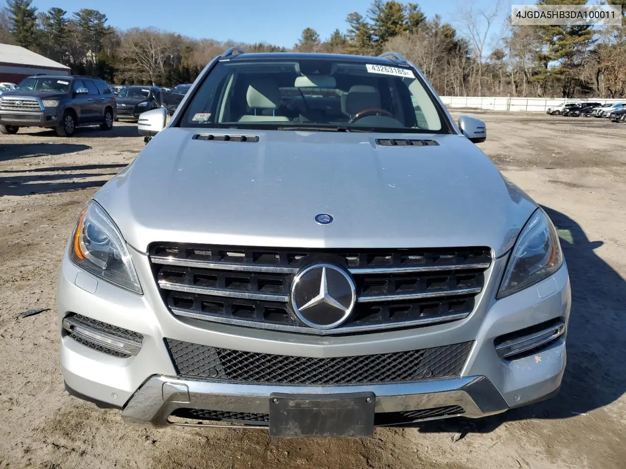 2013 Mercedes-Benz Ml 350 4Matic VIN: 4JGDA5HB3DA100011 Lot: 43263185