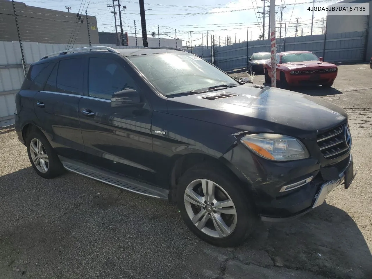 2013 Mercedes-Benz Ml 350 VIN: 4JGDA5JB7DA167138 Lot: 43837985