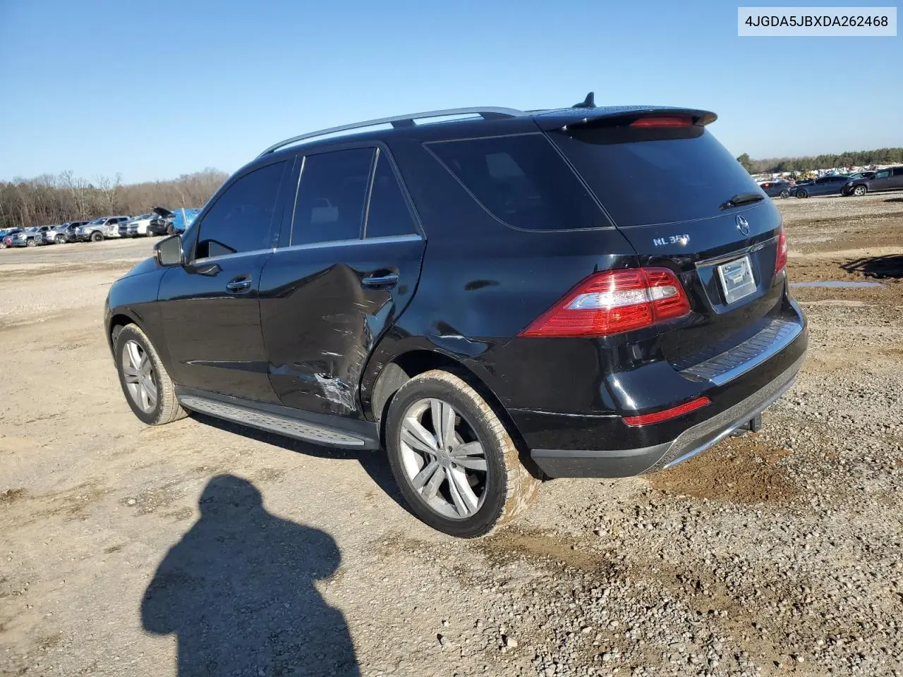 2013 Mercedes-Benz Ml 350 VIN: 4JGDA5JBXDA262468 Lot: 46352565