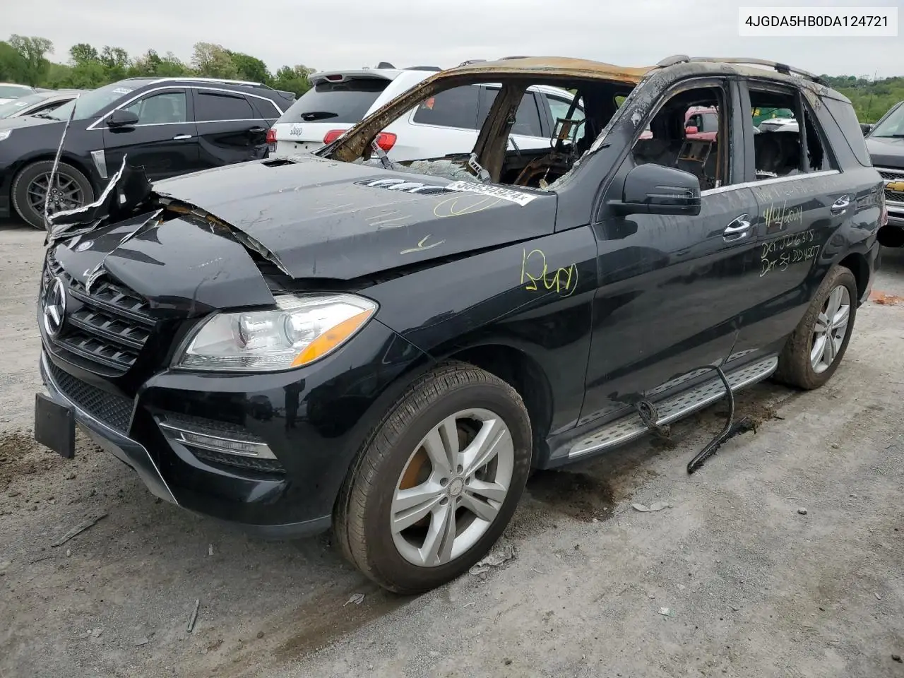 2013 Mercedes-Benz Ml 350 4Matic VIN: 4JGDA5HB0DA124721 Lot: 50834924