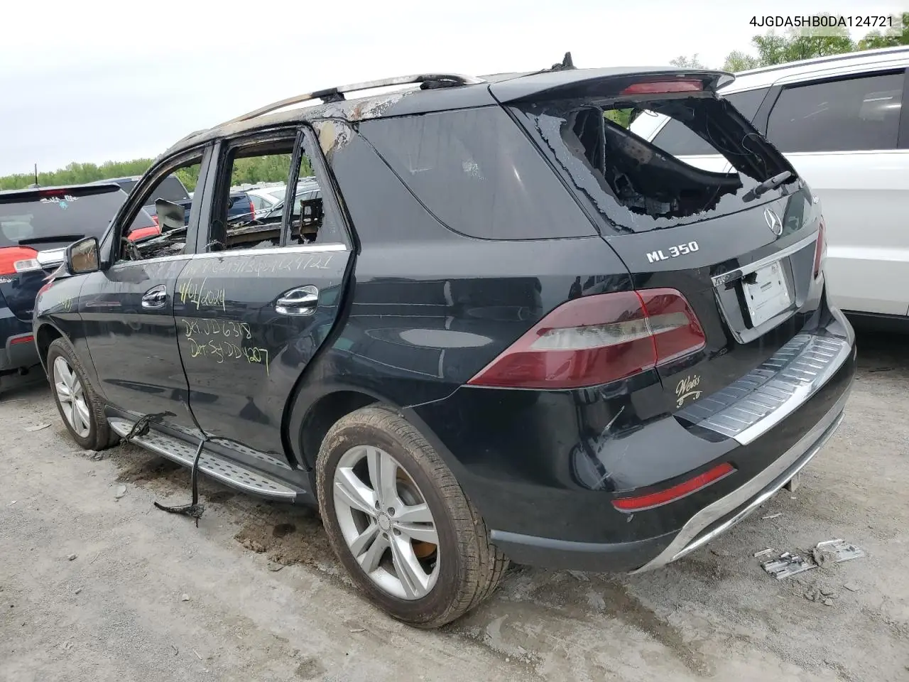 2013 Mercedes-Benz Ml 350 4Matic VIN: 4JGDA5HB0DA124721 Lot: 50834924