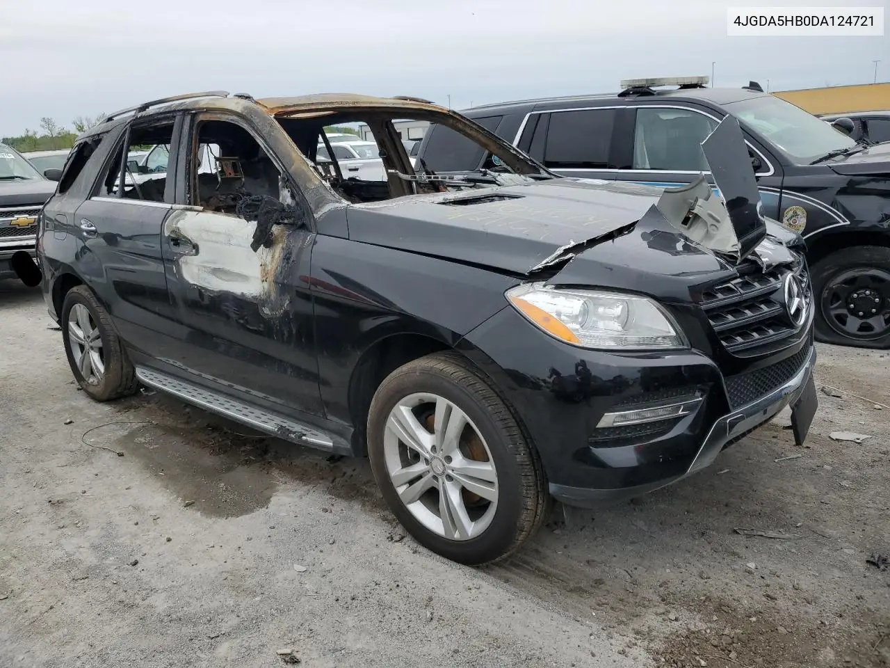 2013 Mercedes-Benz Ml 350 4Matic VIN: 4JGDA5HB0DA124721 Lot: 50834924