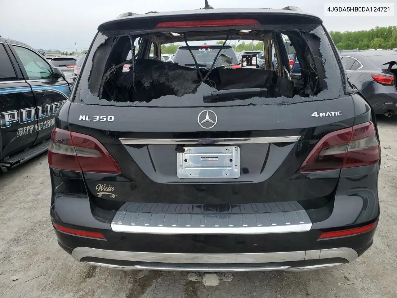 2013 Mercedes-Benz Ml 350 4Matic VIN: 4JGDA5HB0DA124721 Lot: 50834924